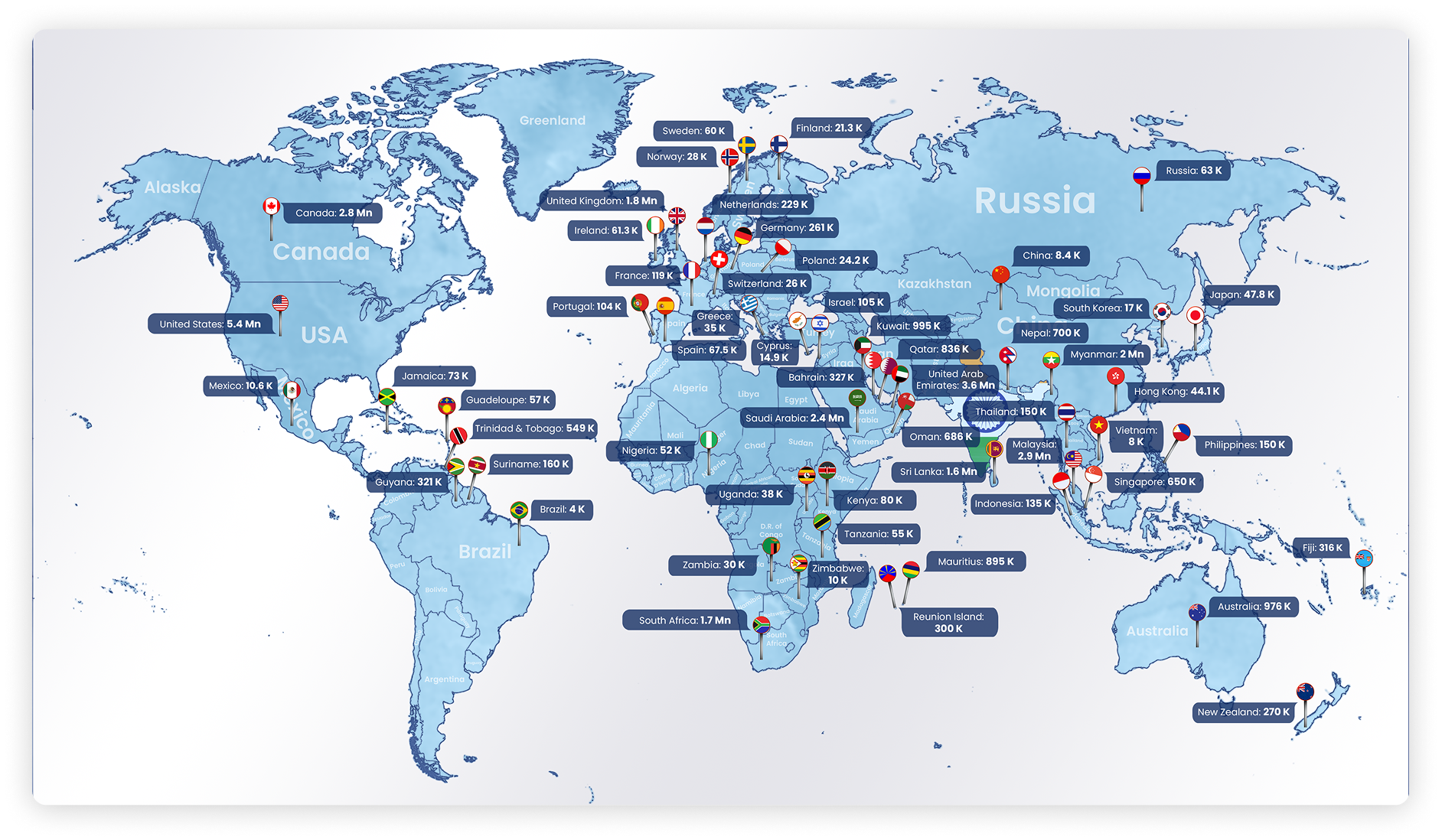 world map